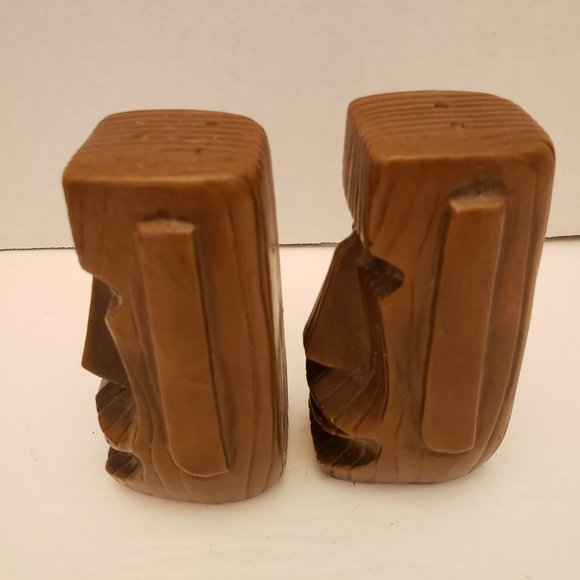 Large Tiki Salt & Pepper Shaker Pair - Picture 5 of 8